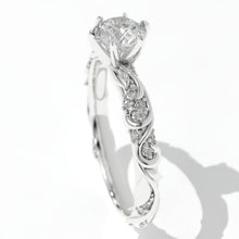 Load image into Gallery viewer, 1 Carat Moissanite Giliarto Gold Ornaments Engagement Ring