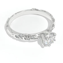 Load image into Gallery viewer, 1 Carat Moissanite Giliarto Gold Ornaments Engagement Ring
