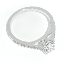 Load image into Gallery viewer, 1 Carat Oval Giliarto Moissanite Gold Engagement Promissory Ring