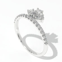 Load image into Gallery viewer, 0.6 CTW Moissanite Gold Engagement Ring