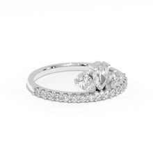 Load image into Gallery viewer, 0.6 CTW Moissanite Gold Engagement Ring