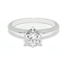 Load image into Gallery viewer, 1 Carat Giliarto Moissanite Solitaire White Gold Engagement Ring