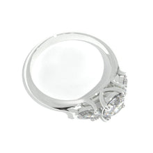 Load image into Gallery viewer, 1 Carat Giliarto Moissanite Three-Stone White Gold Engagement Ring