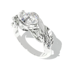 Load image into Gallery viewer, 1 Carat Giliarto Moissanite White Gold Promissory Ring