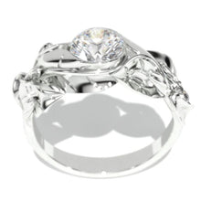 Load image into Gallery viewer, 1 Carat Giliarto Moissanite White Gold Promissory Ring