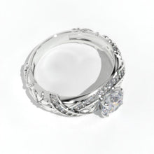 Load image into Gallery viewer, 1.0 Carat Moissanite Engagement Ring