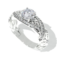 Load image into Gallery viewer, 1.0 Carat Moissanite Engagement Ring