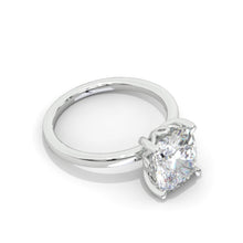 Load image into Gallery viewer, Beautifully Designed 10x8mm Cushion Cut Halo Giliarto Moissanite Diamond White Gold Engagement Ring
