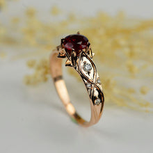 Load image into Gallery viewer, Customize 1.0 Carat Giliarto Ruby Engagement Ring 14K Rose Gold