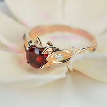Load image into Gallery viewer, Customize 1.0 Carat Giliarto Ruby Engagement Ring 14K Rose Gold