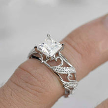 Load image into Gallery viewer, 1.5 Carat Giliarto Princess Cut Moissanite Promissory ring
