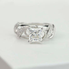 Load image into Gallery viewer, 1.5 Carat Giliarto Princess Cut Moissanite Promissory ring