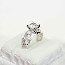 Load image into Gallery viewer, 1.5 Carat Giliarto Princess Cut Moissanite Promissory ring