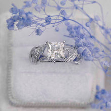 Load image into Gallery viewer, 1.5 Carat Giliarto Princess Cut Moissanite Promissory ring