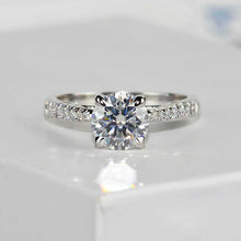 Load image into Gallery viewer, Moissanite Gold Engagement Ring