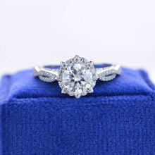 Load image into Gallery viewer, Adara Moissanite Classic Engagement Ring