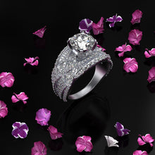 Load image into Gallery viewer, Infinitely Yours Forever One Moissanite Diamond Engagement Ring