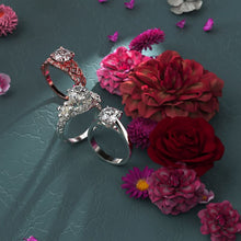 Load image into Gallery viewer, 2.0 Carat Forever One Moissanite Diamond Engagement Ring