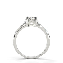 Load image into Gallery viewer, 0.1 CTW moissanite and diamond-8 Natural Diamond I2-Clarity, VG-Cut