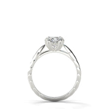 Load image into Gallery viewer, 1.0 Carat Gray Moissanite Diamond Engagement Eternity Ring Set - Giliarto