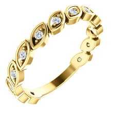 Load image into Gallery viewer, 14K Gold 1/6 CTW Diamond Anniversary Band