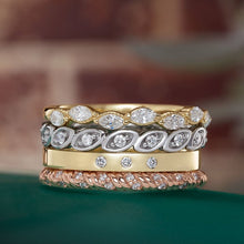 Load image into Gallery viewer, 14K Gold 1/6 CTW Diamond Anniversary Band