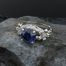 Load image into Gallery viewer, Sapphire Engagement Gold Ring - Giliarto