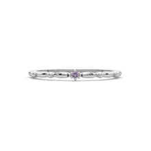 Load image into Gallery viewer, 0.1 Carat Giliarto Amethyst Gold Promissory Ring