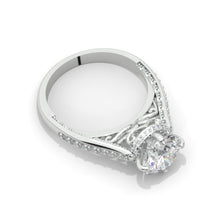 Load image into Gallery viewer, 1.0 Carat Giliarto Hidden Halo Moissanite Ring