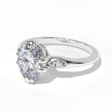 Load image into Gallery viewer, 14K Gold Ring 7x9mm Oval Cut Moissanite Engagement Ring Anniversary Ring, Promise Ring, Gifts Promissory Ring