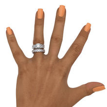 Load image into Gallery viewer, 2 Carat Forever One Moissanite Diamond Engagement Ring
