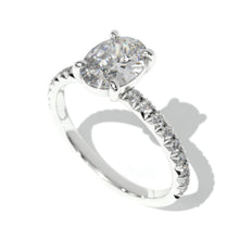 Load image into Gallery viewer, 1.5 Carat Oval Moissanite Engagement Ring
