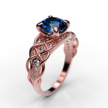 Load image into Gallery viewer, 2.0 Carat Sapphire/Ruby Engagement Ring - Giliarto