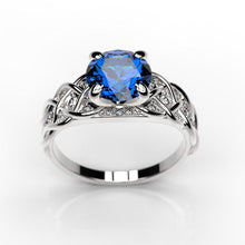 Load image into Gallery viewer, 2 Carat Sapphire Engagement Ring - Giliarto