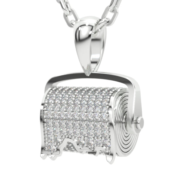 1 CTW Diamond  Toilet Paper Pendant