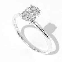 Load image into Gallery viewer, 1 Carat Moissanite 14K White Gold Engagement Promissory Ring
