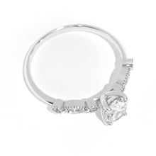 Load image into Gallery viewer, 1 Carat Oval Giliarto Moissanite 14K Gold Engagement Promissory Ring
