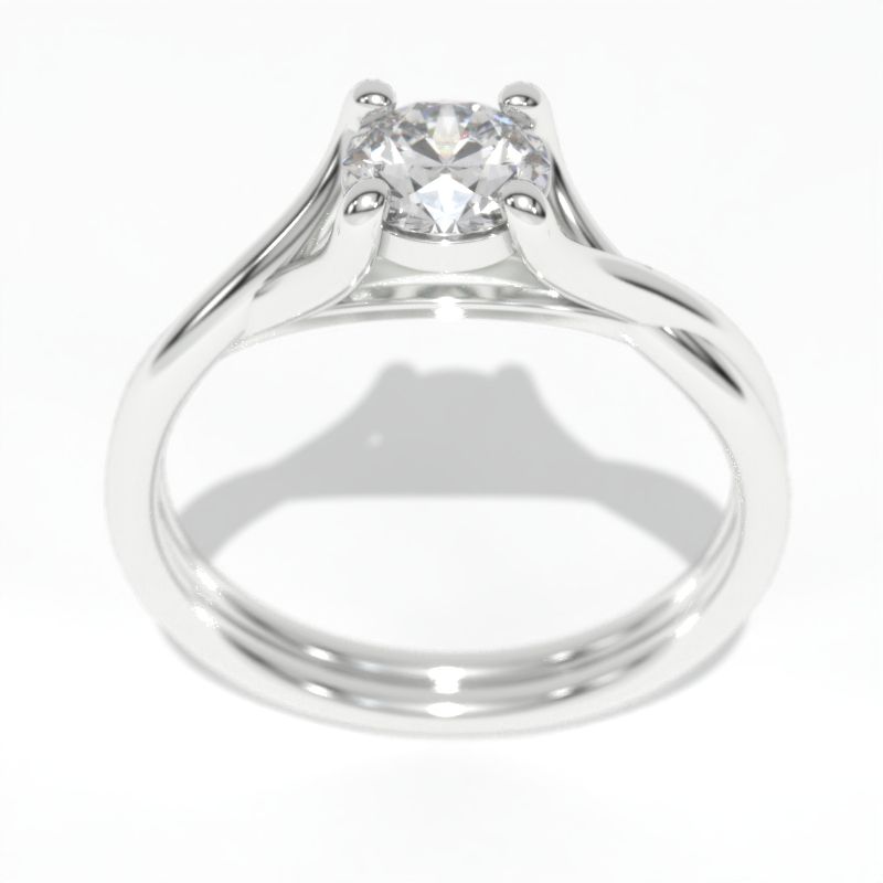 1 Carat Giliarto Moissanite Gold Engagement Promissory Ring