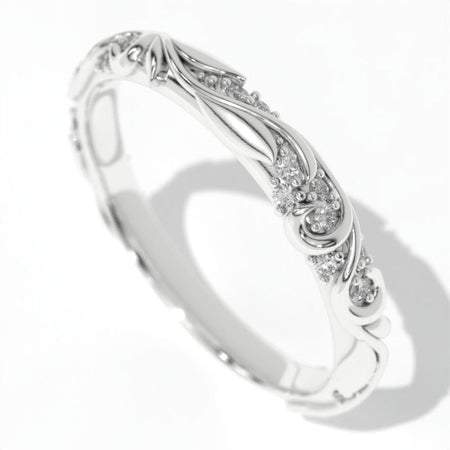 0.1 Carat Diamond Giliarto  Gold Promissory Ring