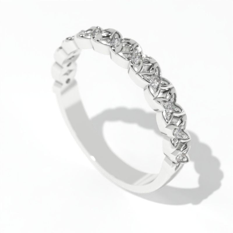 0.3 Carat Diamond Giliarto  Gold Engagement Ring