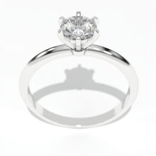 Load image into Gallery viewer, 1 Carat Giliarto Moissanite Solitaire White Gold Engagement Ring
