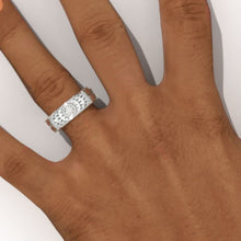 Load image into Gallery viewer, ''Chrysler'' 0.5 Carat  Moissanite Men's  Gold  Ring.
