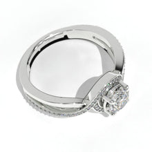 Load image into Gallery viewer, 1.0 Carat  Moissanite Halo Engagement Ring
