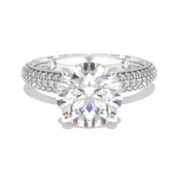  2 Carat  Lab Grown Diamond 14K Gold  Engagement Ring