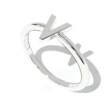 Load image into Gallery viewer, Stackable Initial Rings.
