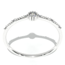 Load image into Gallery viewer, Diamond  Gold Promissory Ring
