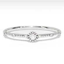 Load image into Gallery viewer, Diamond  Gold Promissory Ring
