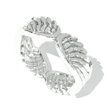 Load image into Gallery viewer, 14K White Gold Wings Ring
