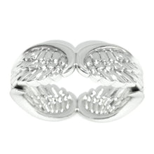 Load image into Gallery viewer, 14K White Gold Wings Ring
