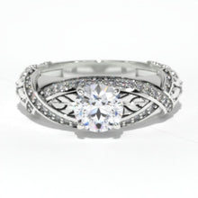 Load image into Gallery viewer, 1.0 Carat Moissanite Engagement Ring

